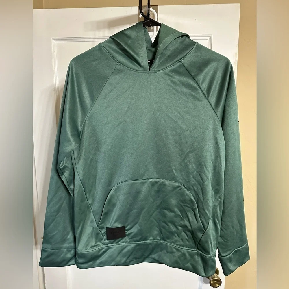 Kids Reebok Forest Green Hoodie